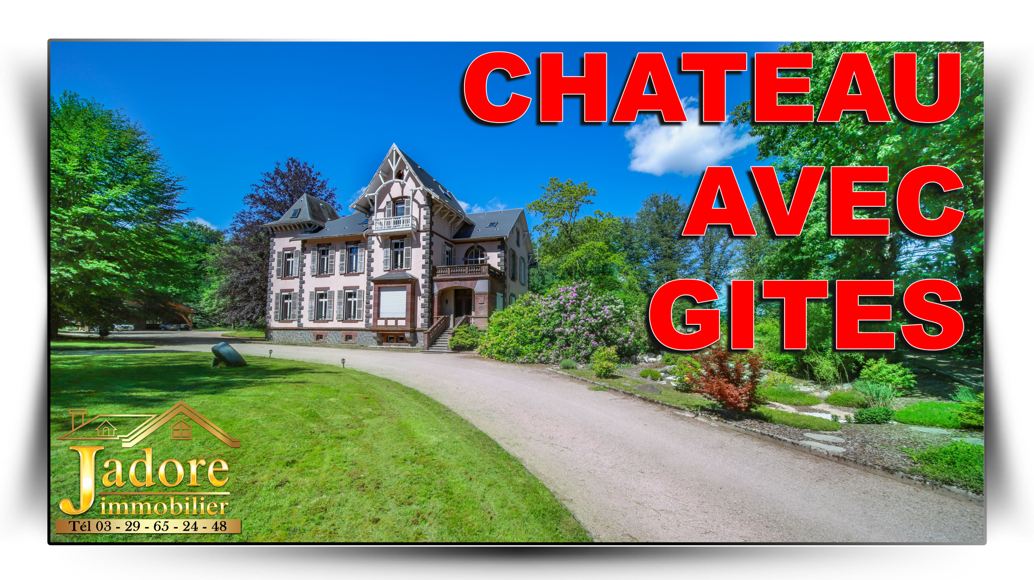 chateau à vendre gerardmer